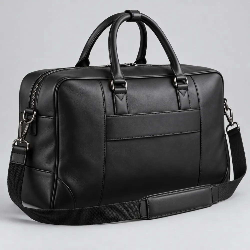 Borsa da viaggio Brera con passante trolley, colore nero