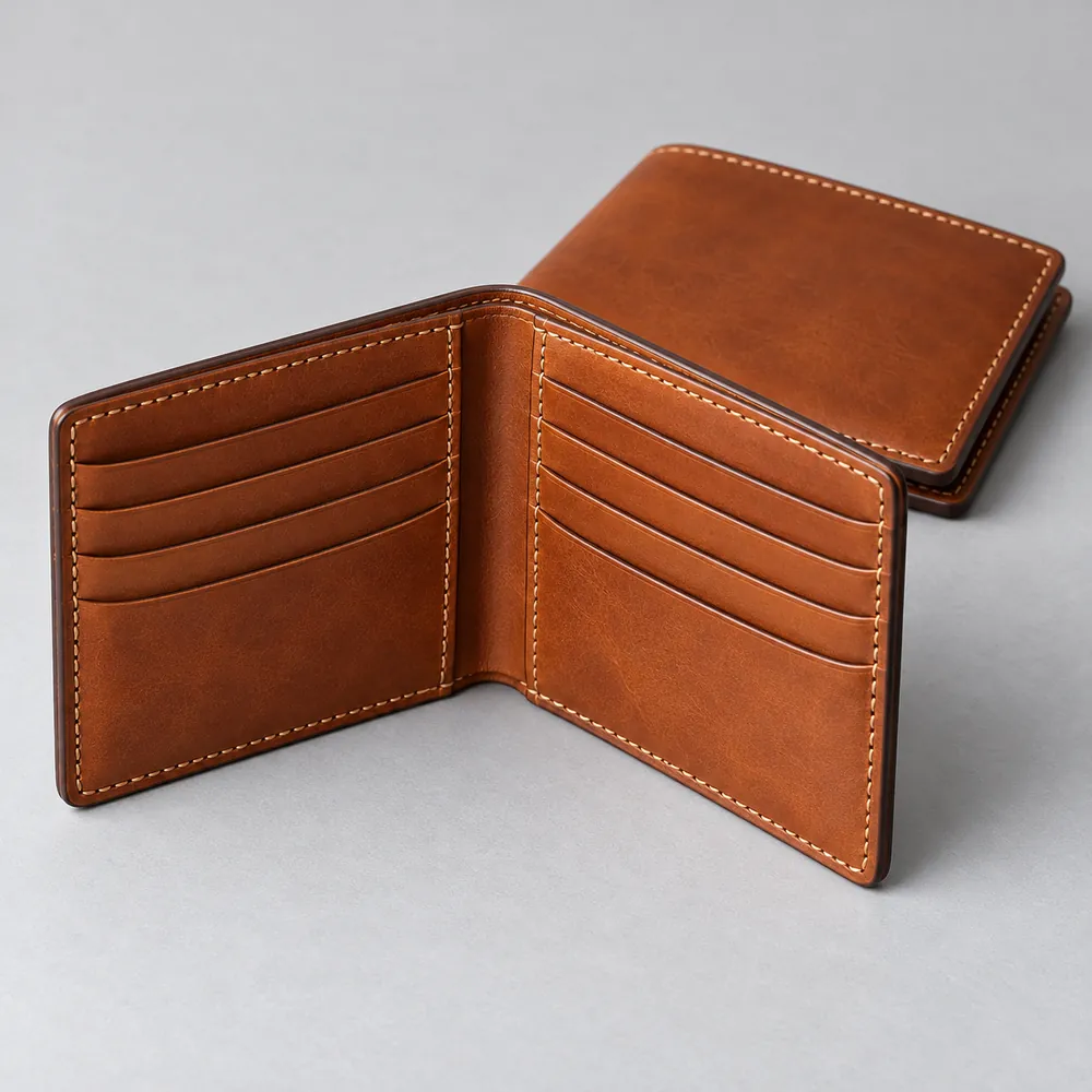 Portafoglio Oltrarno 8 carte, colore cognac